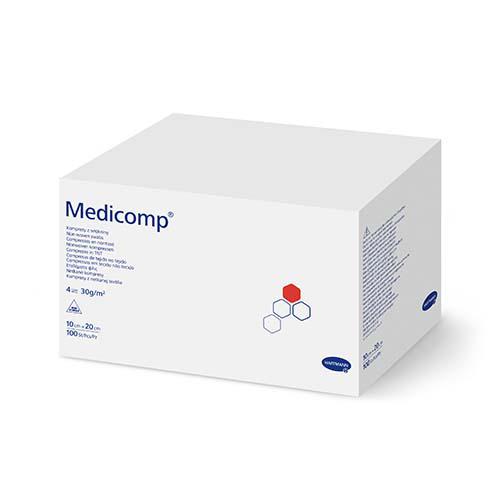 Kompresy MEDICOMP niejałowe, 10 cm x 20 cm, 100 szt.