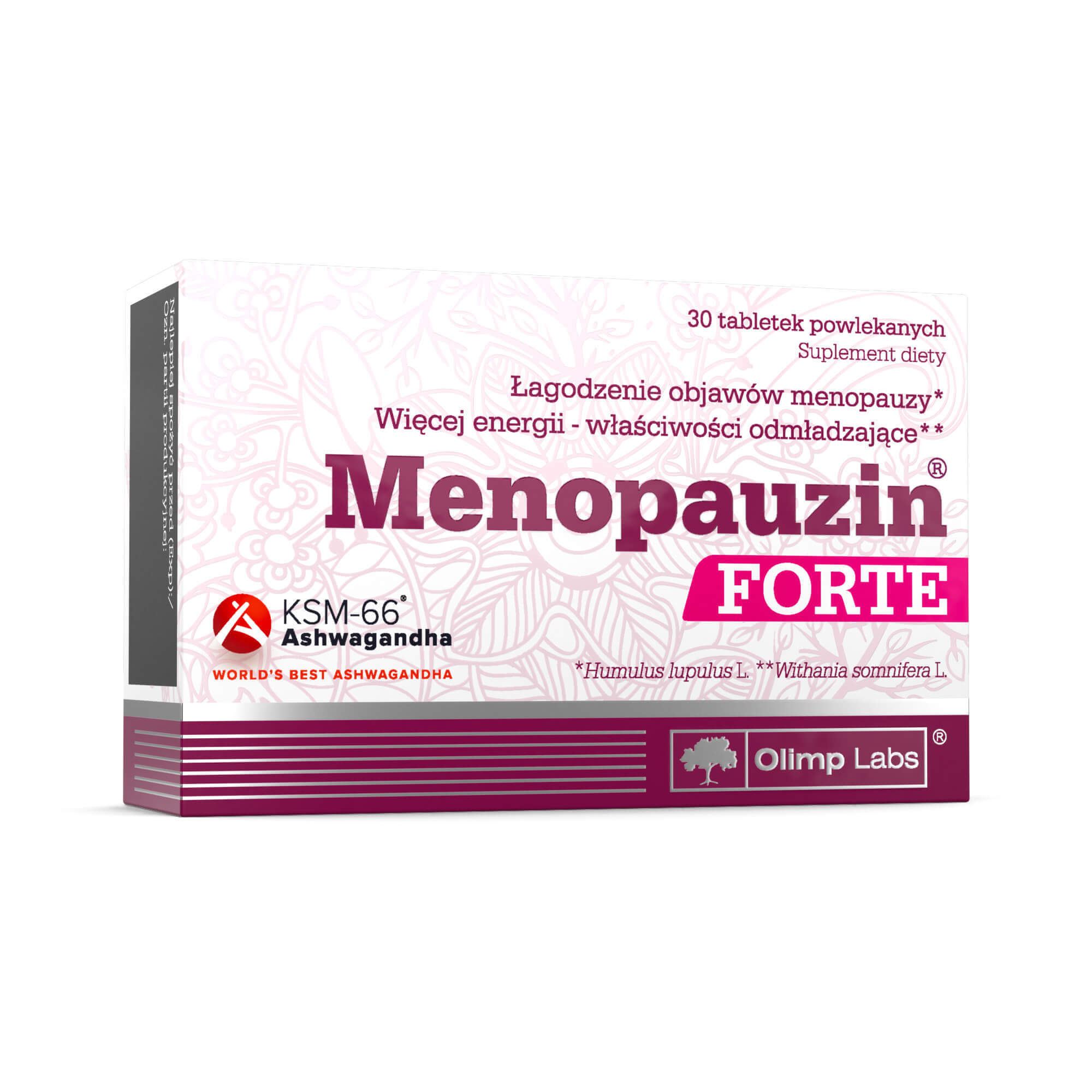 Olimp Menopauzin Forte, tabletki powlekane z witaminami do stosowania podczas menopauzy, 30 szt.