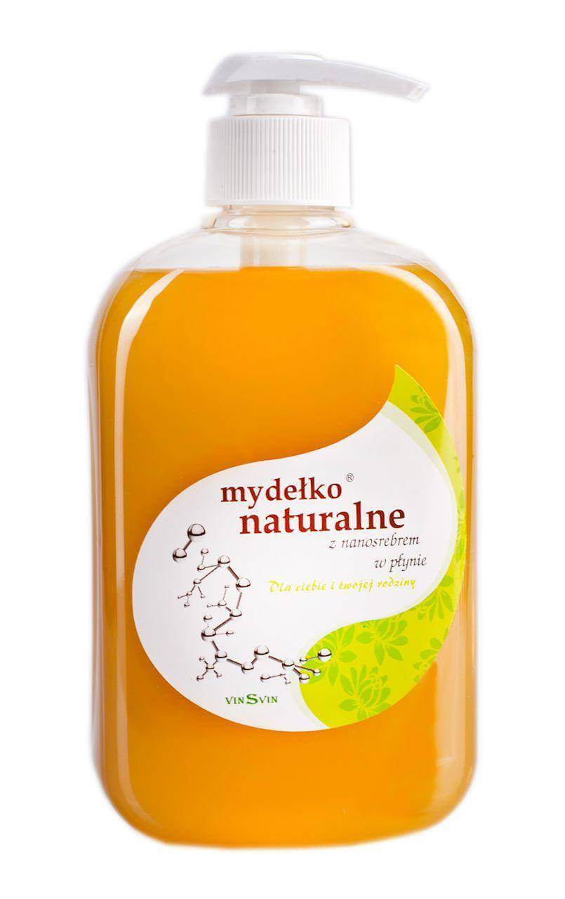 Mydełko naturalne , płyn z nanosrebrem, 500 ml