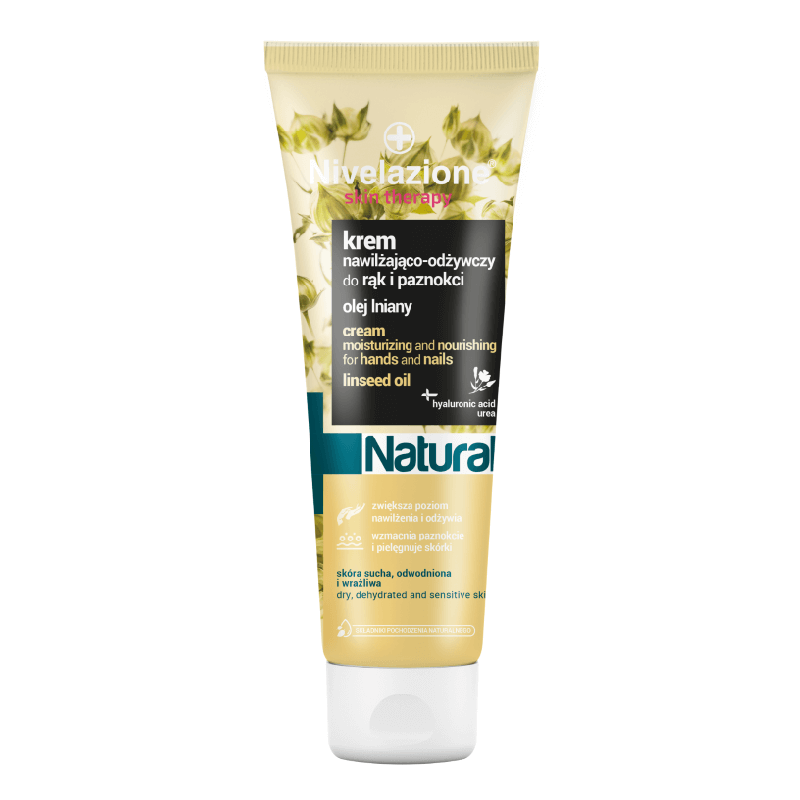 Nivelazione Skin Therapy, nawilżająco-odżywczy krem do rąk i paznokci z olejem lnianym, 100 ml