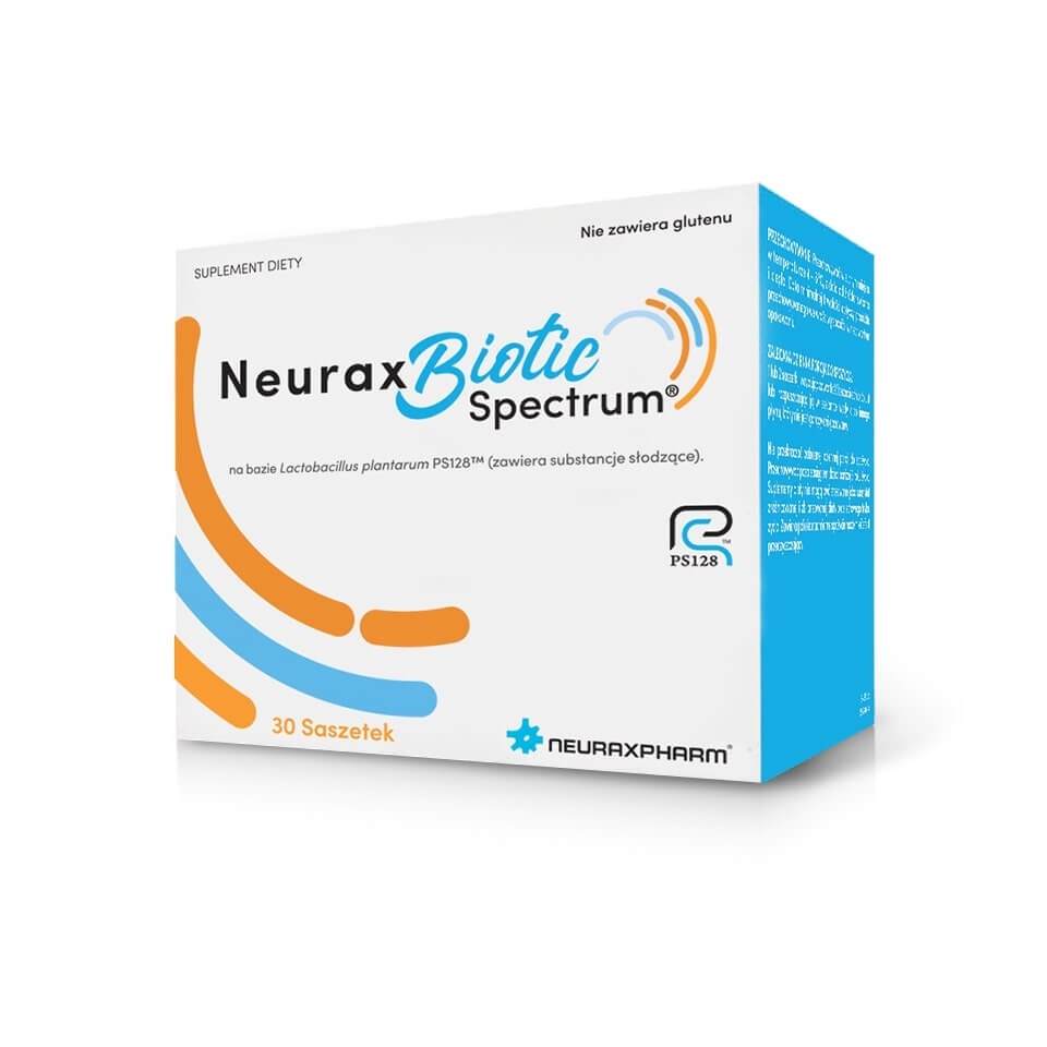 NeuraxBiotic Spectrum, saszetki ze składnikami wspierającymi układ nerwowy, 30 szt.