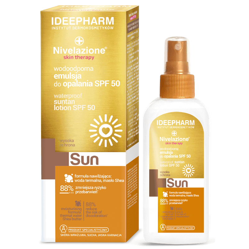 Nivelazione Skin Therapy Sun, emulsja wodoodporna do opalania SPF 50, 150 ml