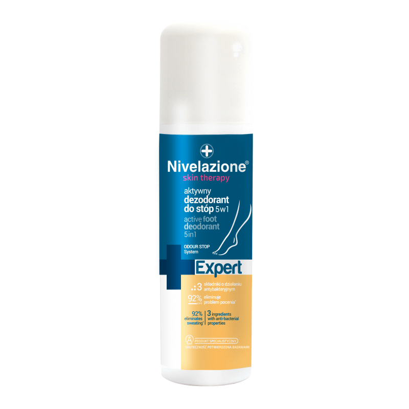 Nivelazione Skin Therapy, aktywny dezodorant do stóp 5w1, 150 ml