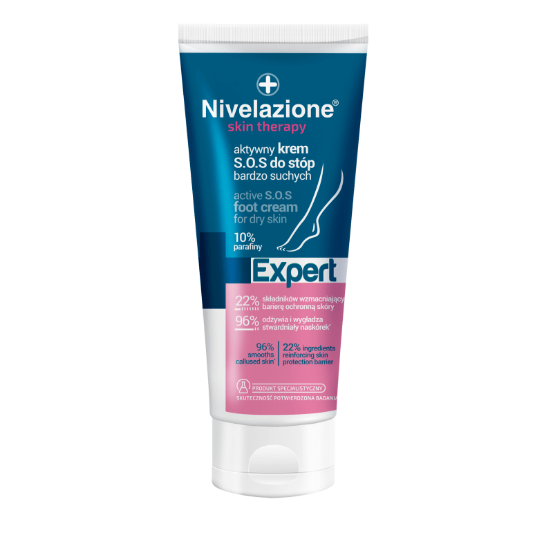 Nivelazione Skin Therapy, aktywny krem S.O.S. do bardzo suchych stóp, 75 ml