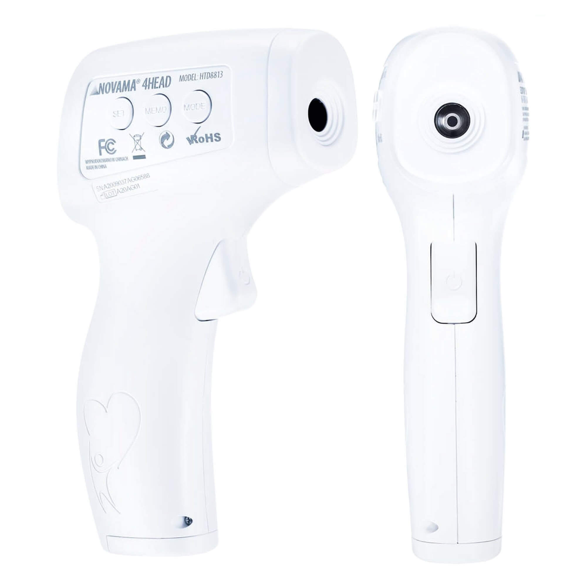 NOVAMA 4Head Termometr Bezdotykowy, na podczerwień, 1 szt.