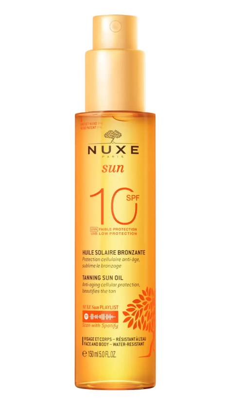 Nuxe Sun, olejek do opalania do twarzy i ciała, 150 ml