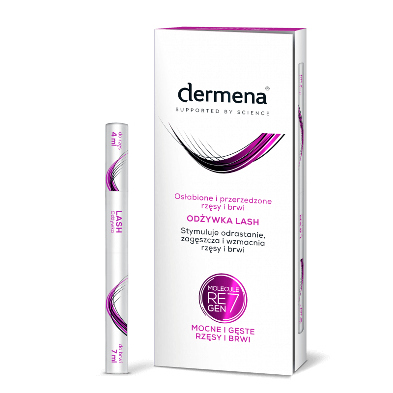 Dermena Lash , odżywka stymulująca odrastanie rzęs i brwi, 11 ml