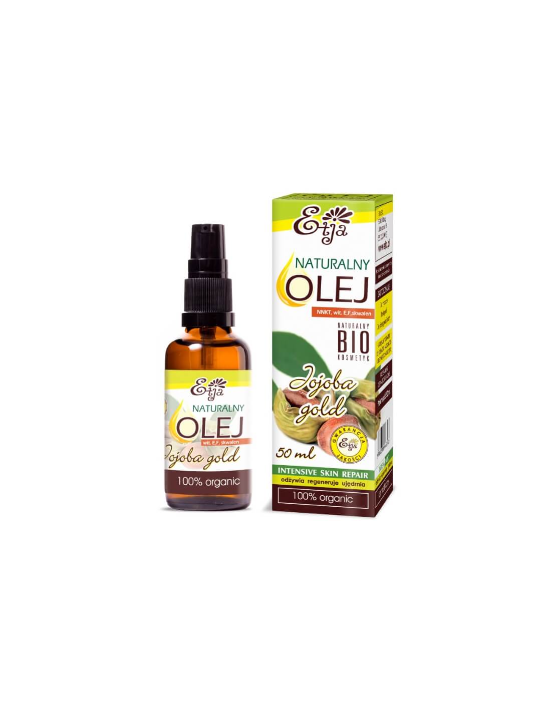ETJA Naturalny Olejek jojoba , odżywiający i regenerujący skórę, 50 ml