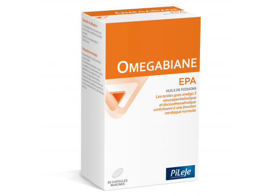 OMEGABIANE EPA, kapsułki ze składnikami regulującymi poziom cholesterolu oraz poprawiającymi odporność, 80 szt.
