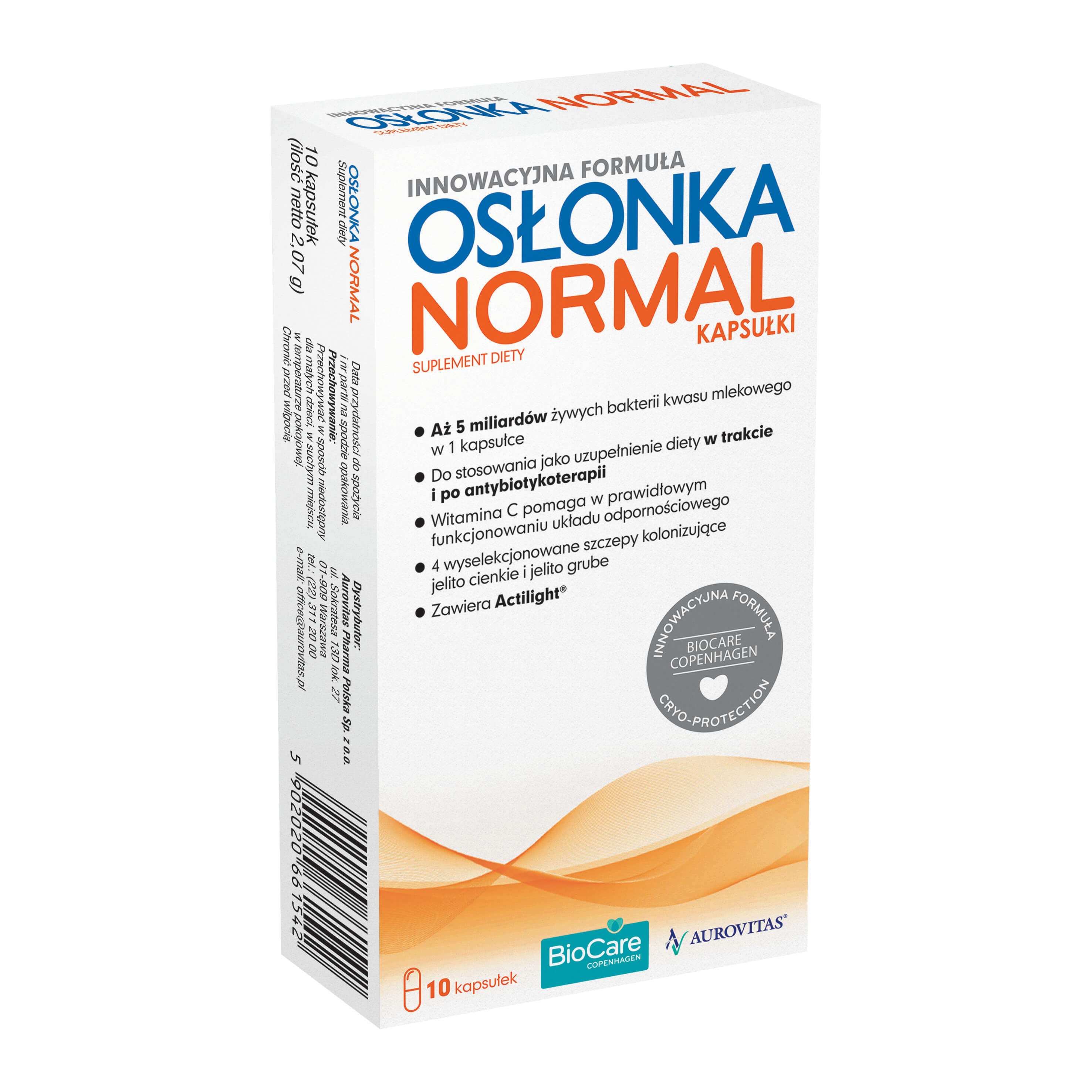 Osłonka Normal, kapsułki, 10 szt.
