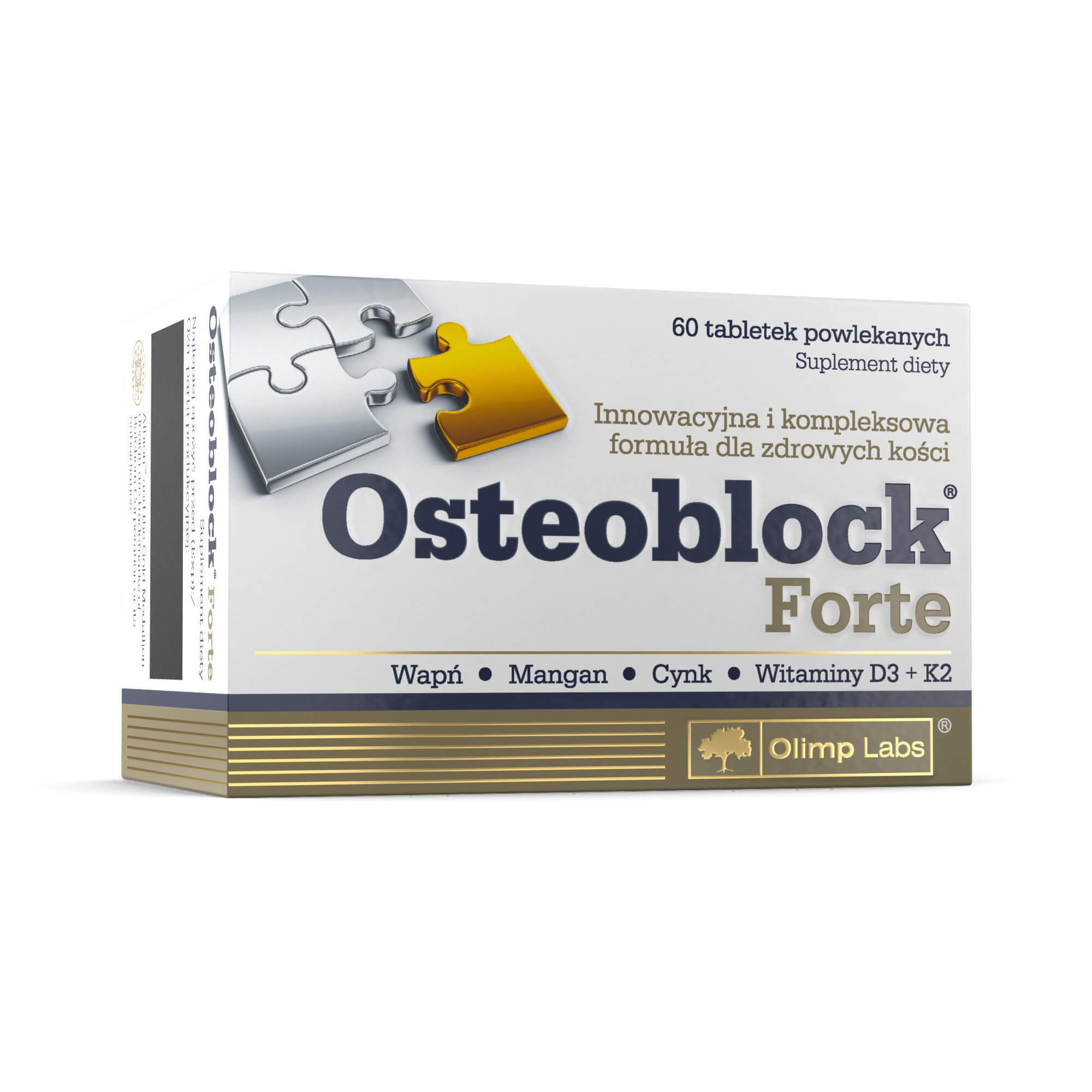 Olimp Osteoblock Forte, tabletki ze składnikami wspierającymi kości, 60 szt.