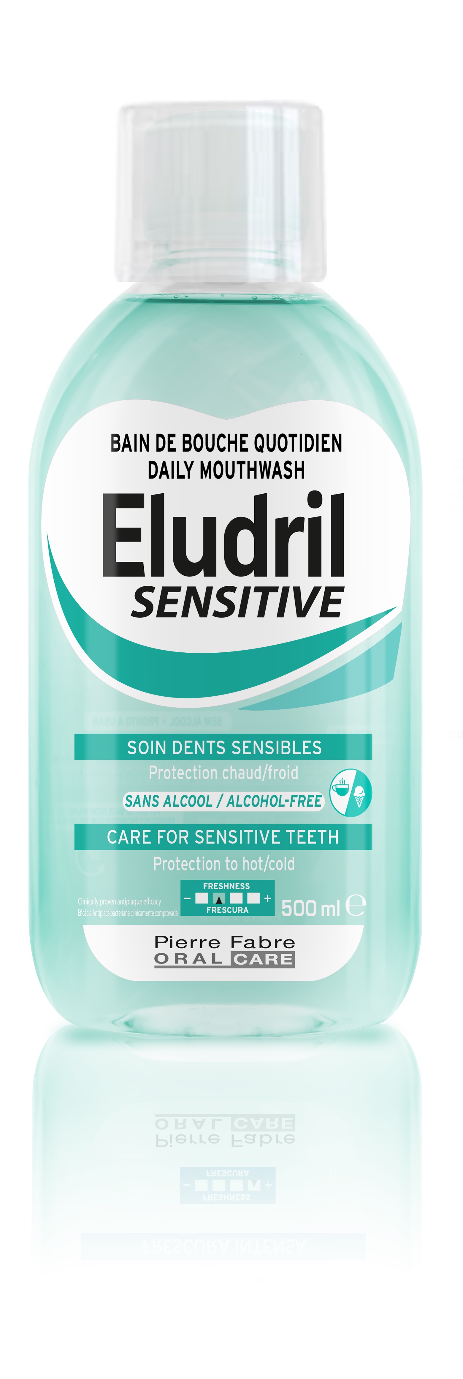Eludril Sensitive, płyn do płukania jamy ustnej, 500 ml