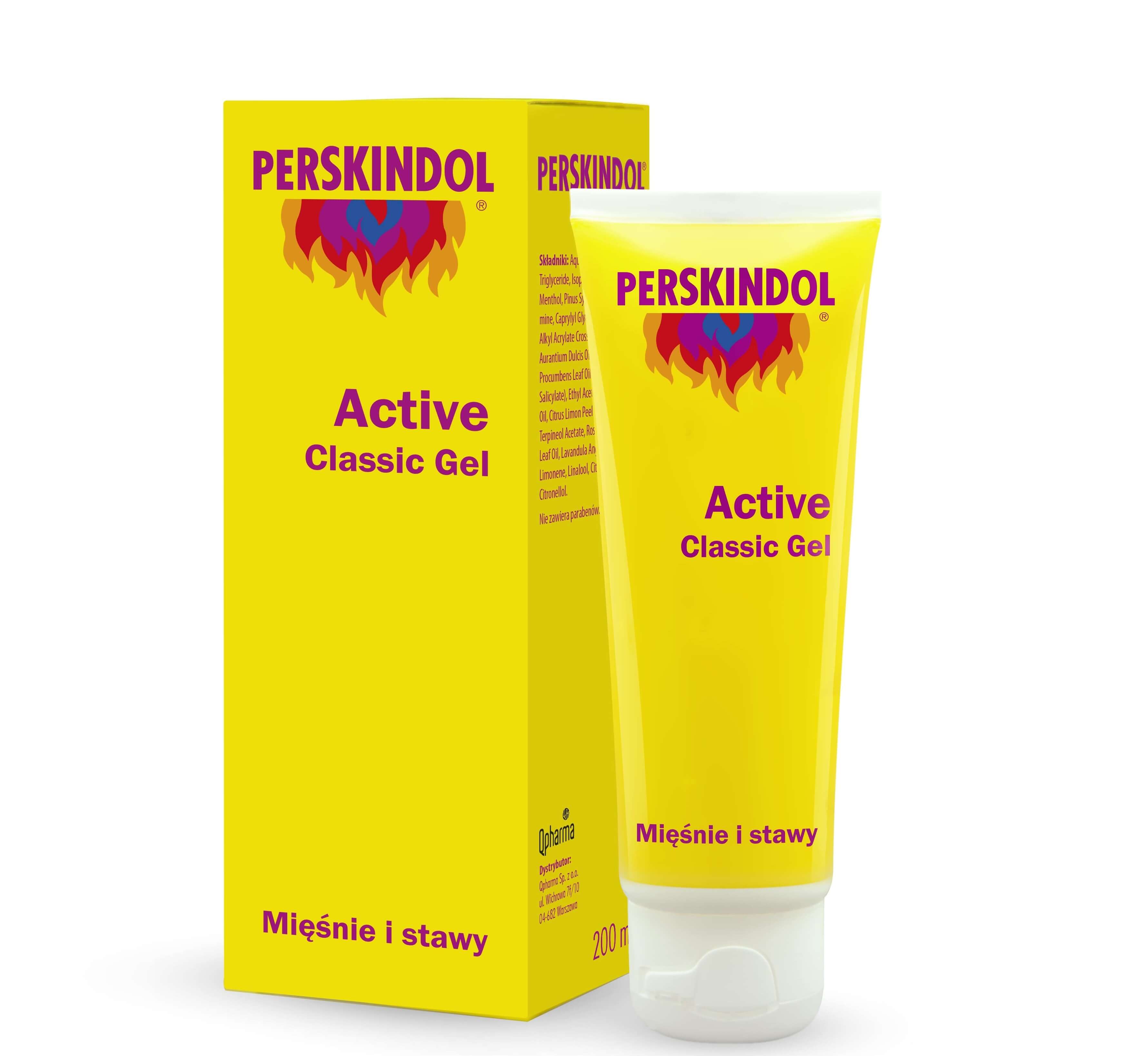 Perskindol Active Classic Gel do łagodzenia i uśmierzania bólu mięśni i stawów, 200 ml