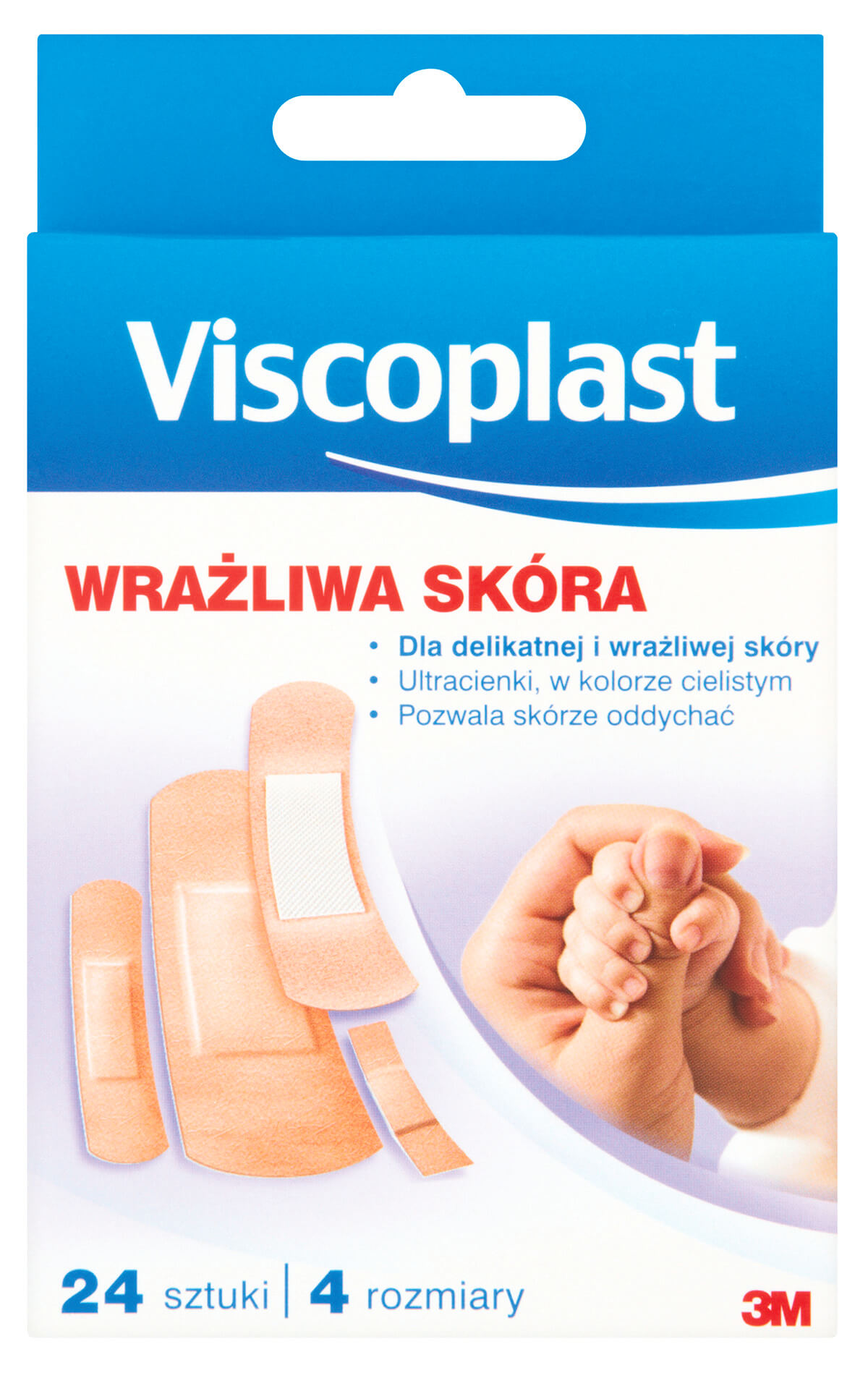 Viscoplast Plastry, do skóry wrażliwej, 24 szt.
