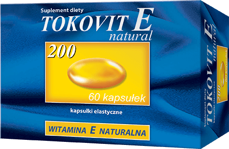 Tokovit E 200 natural , kapsułki z witaminą E, 60 szt.
