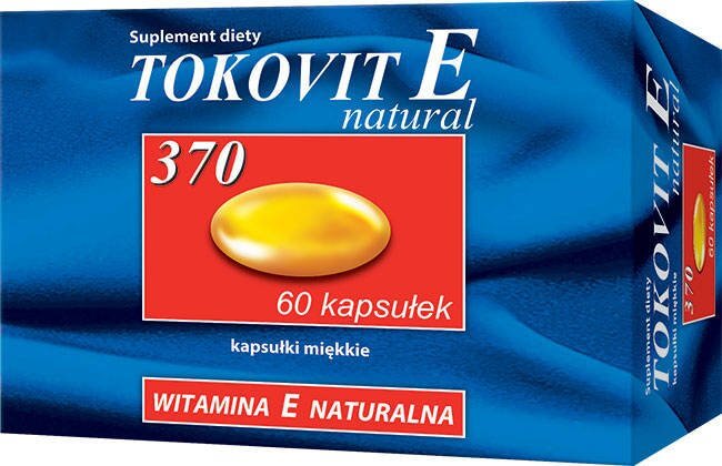 Tokovit E 370 natural kapsułki z witaminą E, 60 szt.
