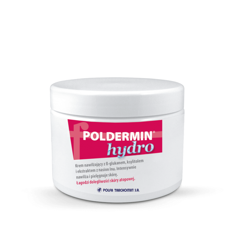 Poldermin Hydro, krem intensywnie nawilżający dla cery suchej i wrażliwej, 500 g