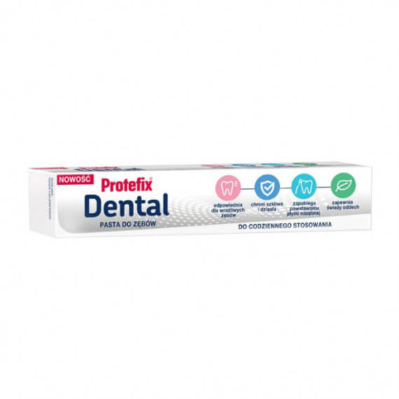 PROTEFIX DENTAL , pasta do zębów do codziennego stosowania, 75 ml