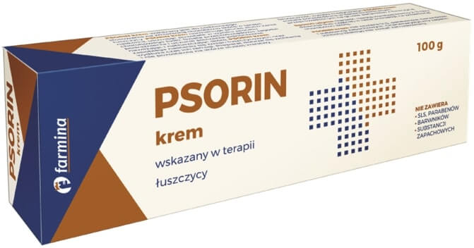 Psorin, krem wskazany w terapii łuszczycy, 100 g
