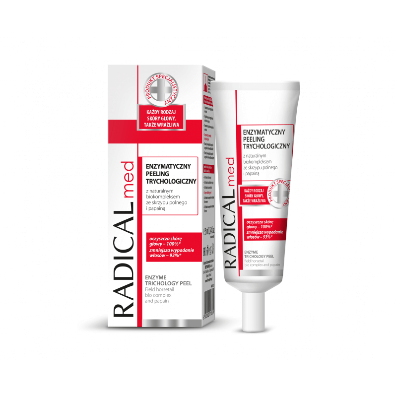 IDEEPHARM RADICAL MED peeling enzymatyczny trychologiczny, 75 ml