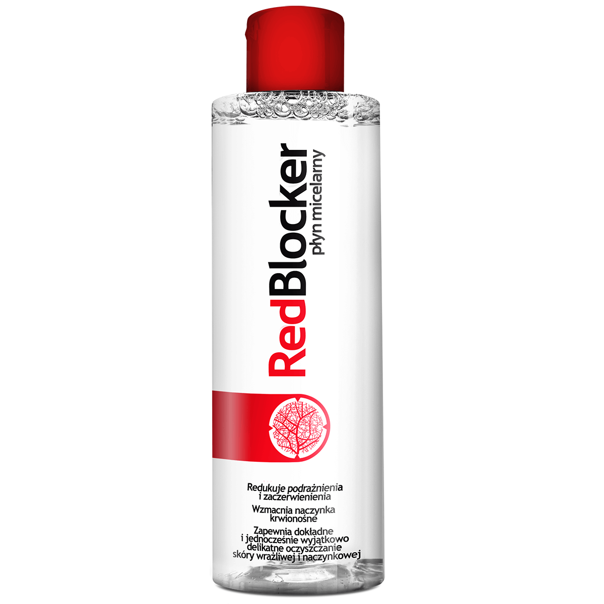 Redblocker, płyn micelarny dla cery naczynkowej, 200 ml