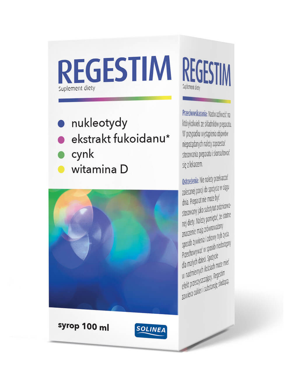 Regestim syrop wspierający układ odpornościowy z cynkiem i witaminą D, 100 ml