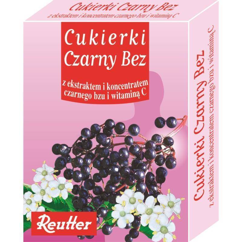 Cukierki Czarny Bez, z witaminą C, 50 g