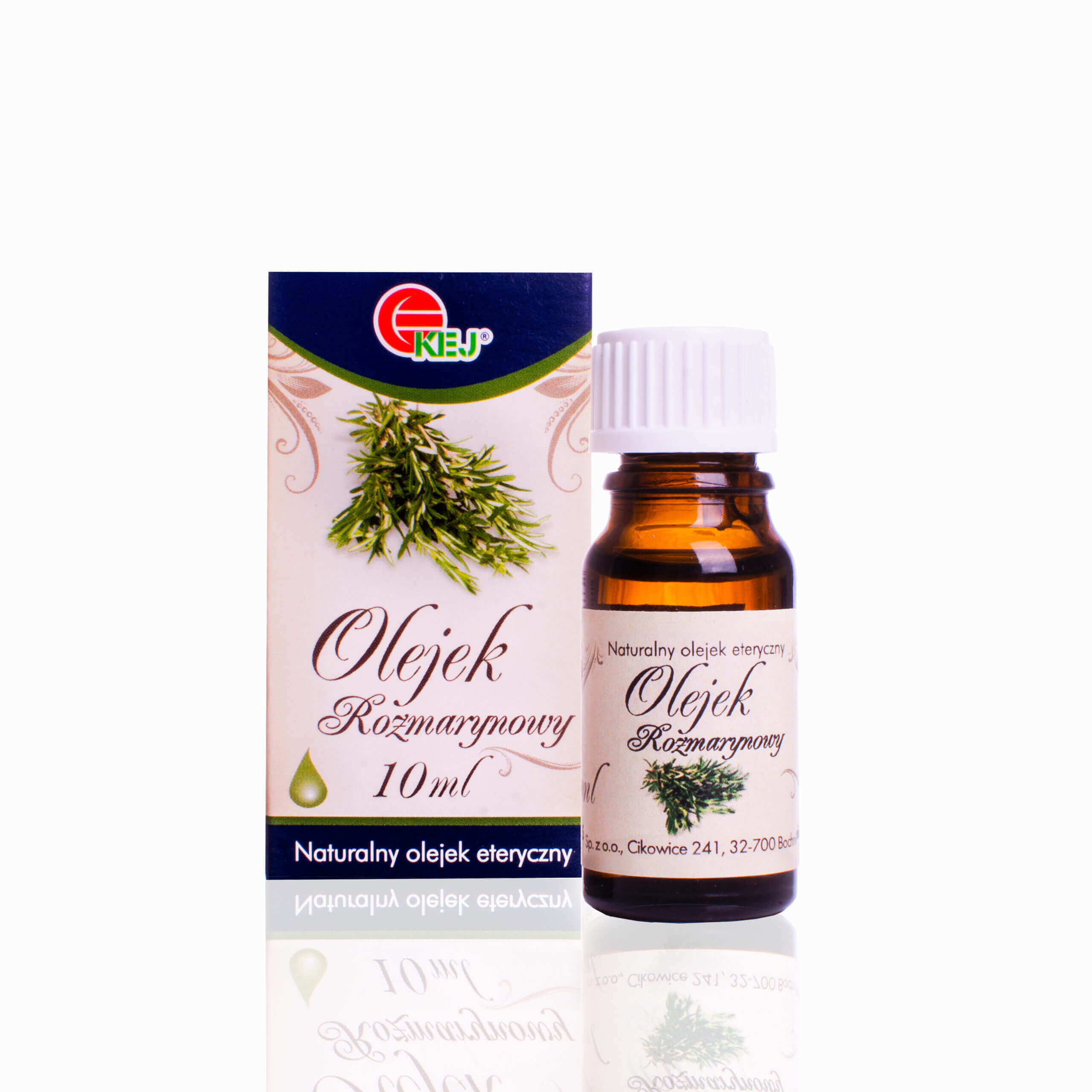 Olejek eteryczny rozmarynowy, na wzmocnienie włosów, 10 ml