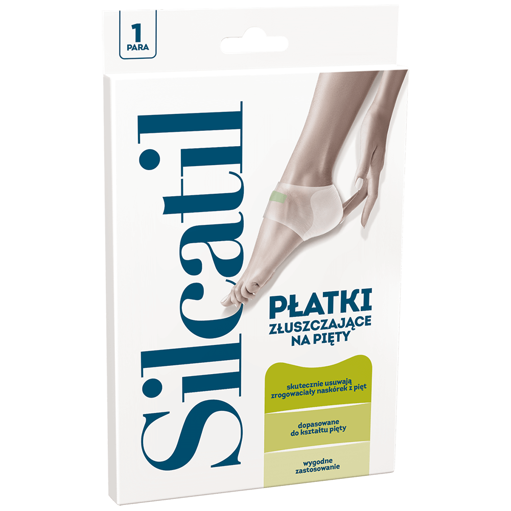 Silcatil , Płatki złuszczające na pięty, 1 szt.