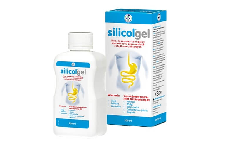 Silicolgel, żel doustny łagodzący objawy zaburzeń żołądkowo- jelitowych, 200 ml