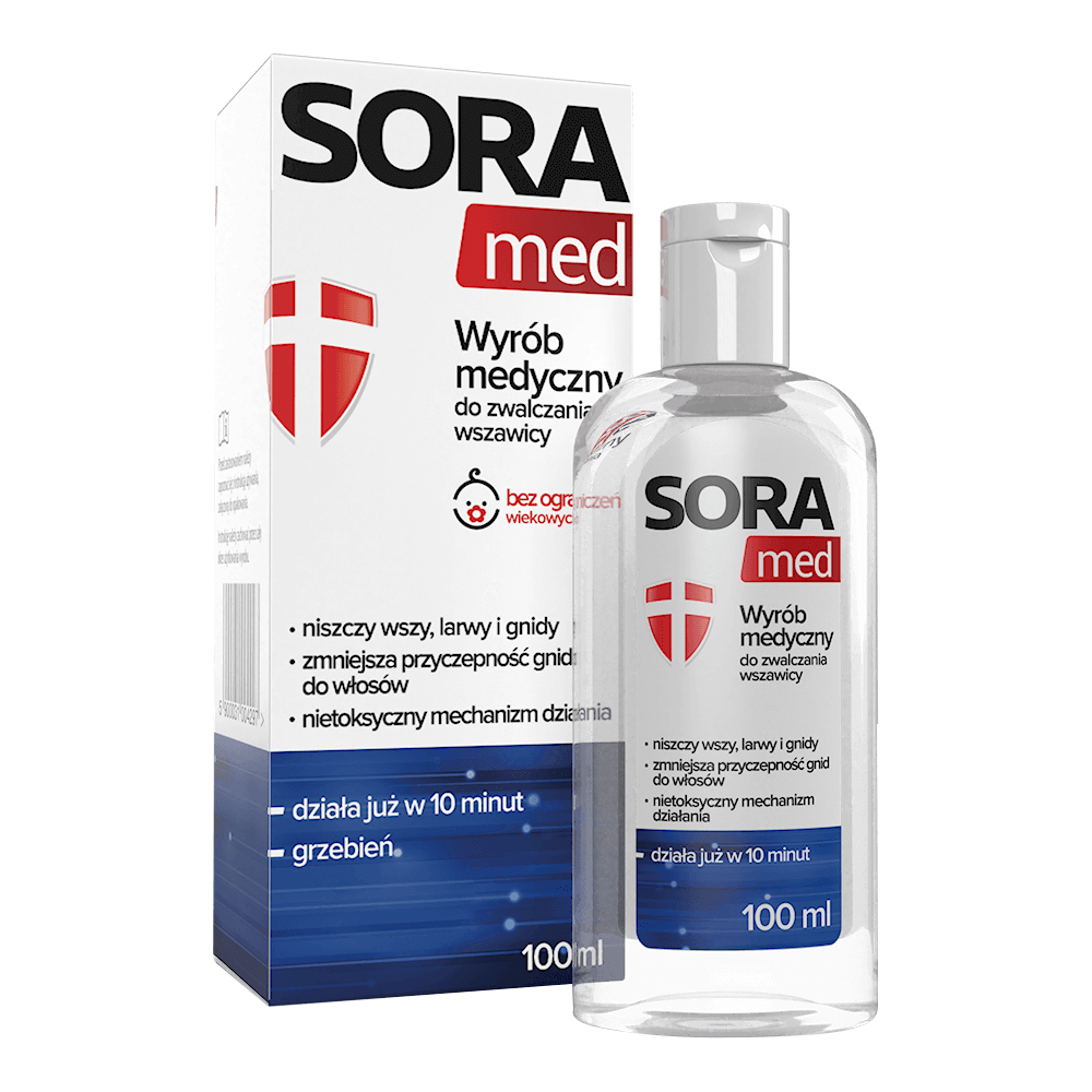 SORA MED , płyn do zwalczania wszawicy, 100 ml