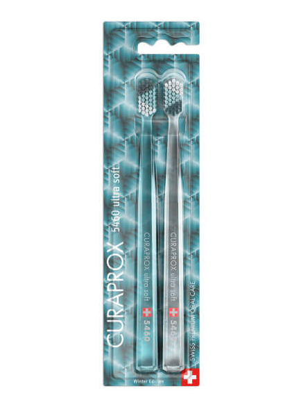 Curaprox CS 5460 Winter, dwupak: szczoteczki do zębów z miękkim włosiem, 2 szt.
