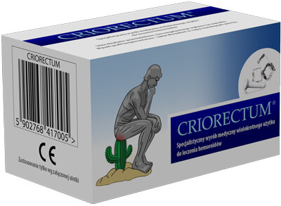 Criorectum , sztyft krioterapeutyczny wielokrotnego użytku, 1 szt.