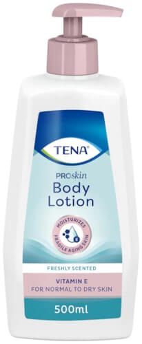 TENA SKIN LOTION , balsam nawilżający do ciała z witaminą E, 500 ml