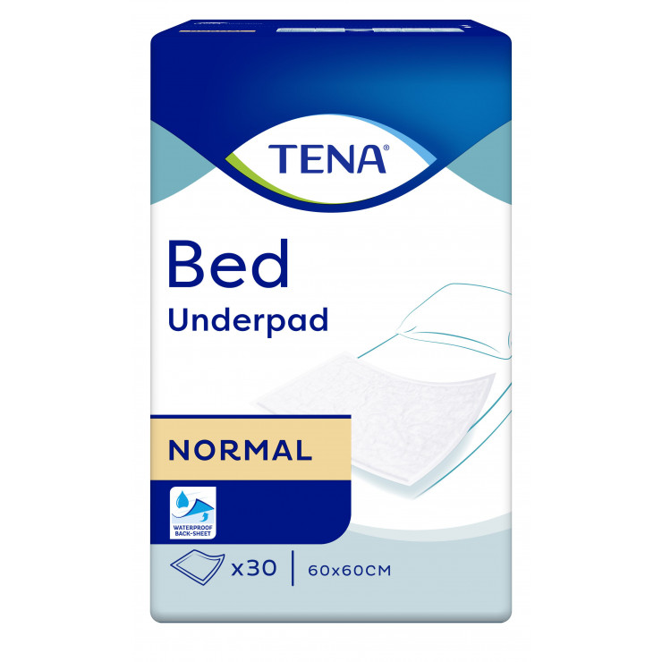 TENA Bed Normal , podkłady chłonne, 60 x 60 cm, 30 szt.