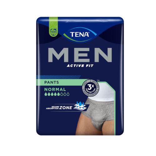 TENA Men Pants , majtki chłonne Normal Grey  S/M,  30 szt.