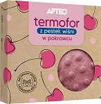 Termofor APTEO z pestek wiśni w pokrowcu, 1 szt. (różowy)