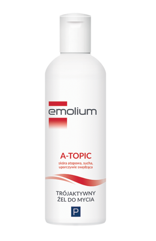 Emolium A-TOPIC, trójaktywny żel do mycia ciała, 200 ml