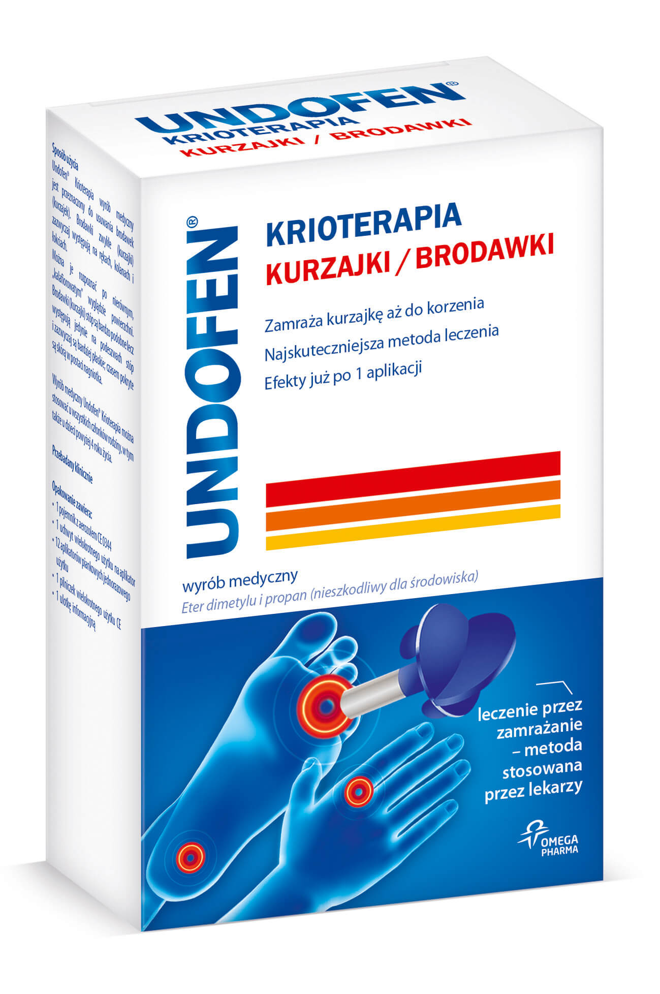 Undofen Krioterapia, aerozol na kurzajki i brodawki, 50 ml