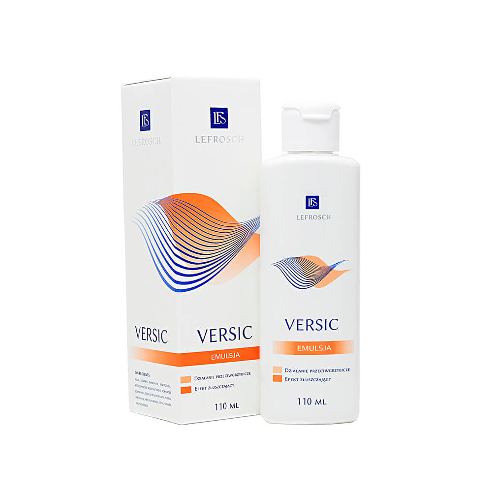 Versic, emulsja przeciwgrzybiczo-złuszczająca na skórę, 110 ml