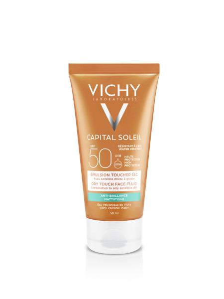Vichy Capital Soleil, matujący krem do twarzy, SPF 50, 50ml