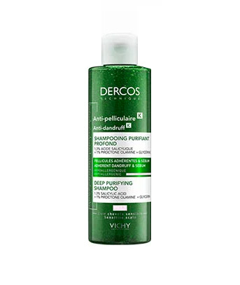 VICHY DERCOS, Oczyszczający szampon przeciwłupieżowy K 250 ml