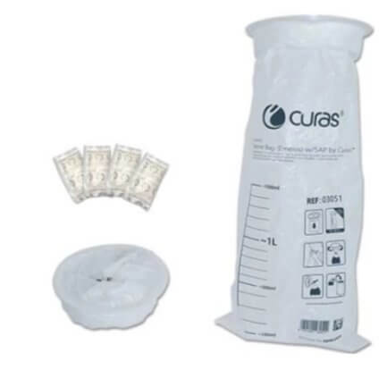 Worek na wymiociny z wkładem żelującym, 1 szt.