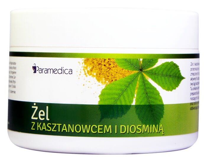 Żel z kasztanowcem i diosminą do pielęgnacji i masażu skóry nóg i stóp, 250 g