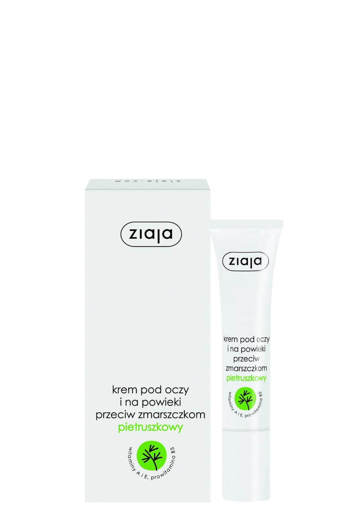 Ziaja Krem pietruszkowy, pod oczy przeciwzmarszczkowy, 15 ml