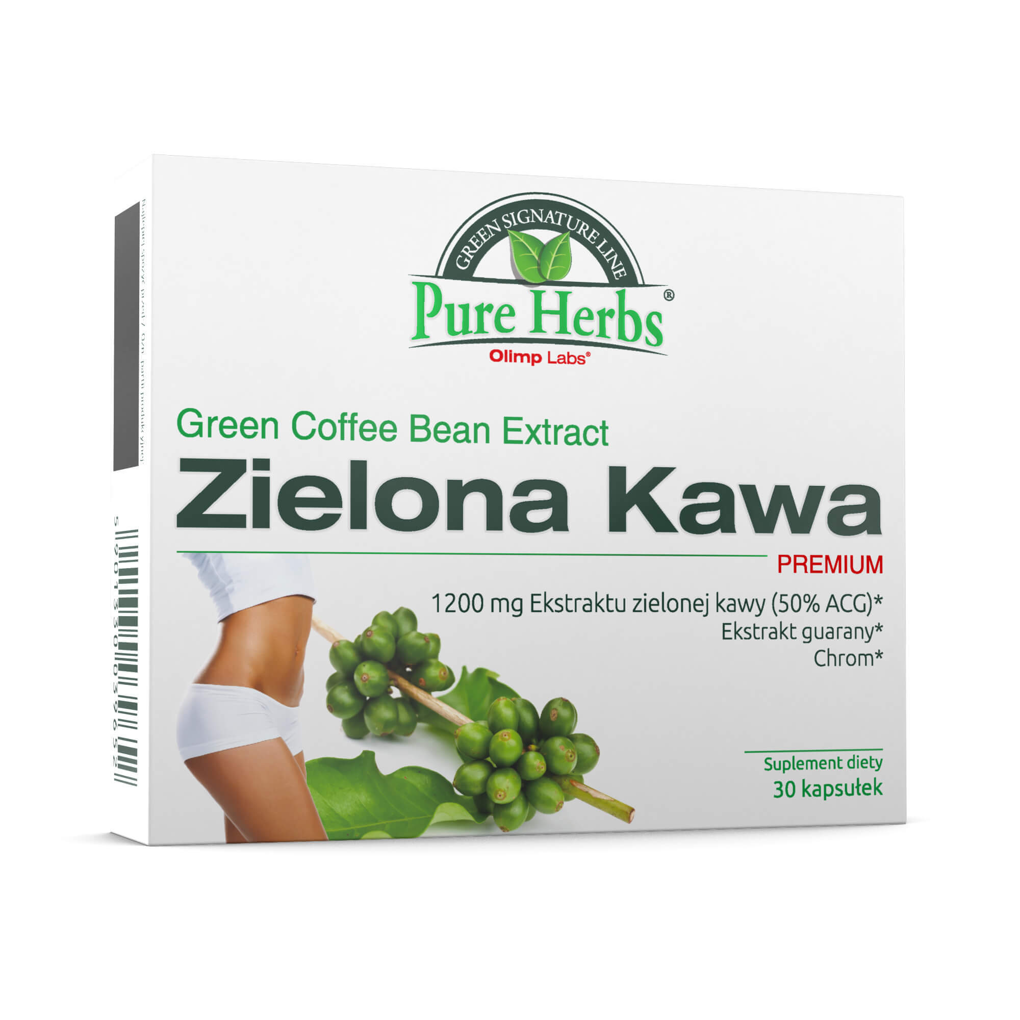 Olimp Zielona Kawa Premium, kapsułki poprawiające metabolizm, 30 szt.