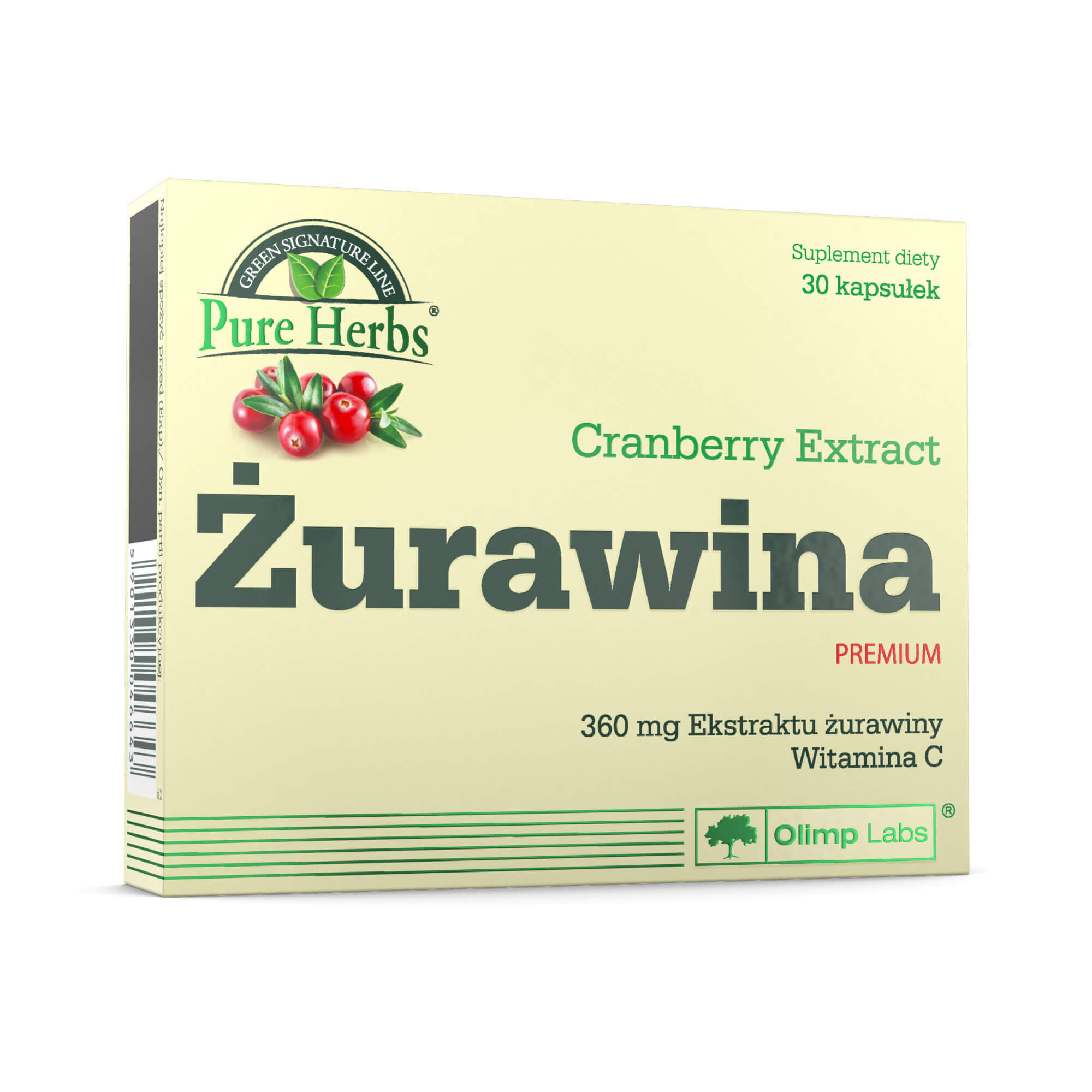 Olimp Żurawina Premium, kapsułki z witaminą C, 30 szt.